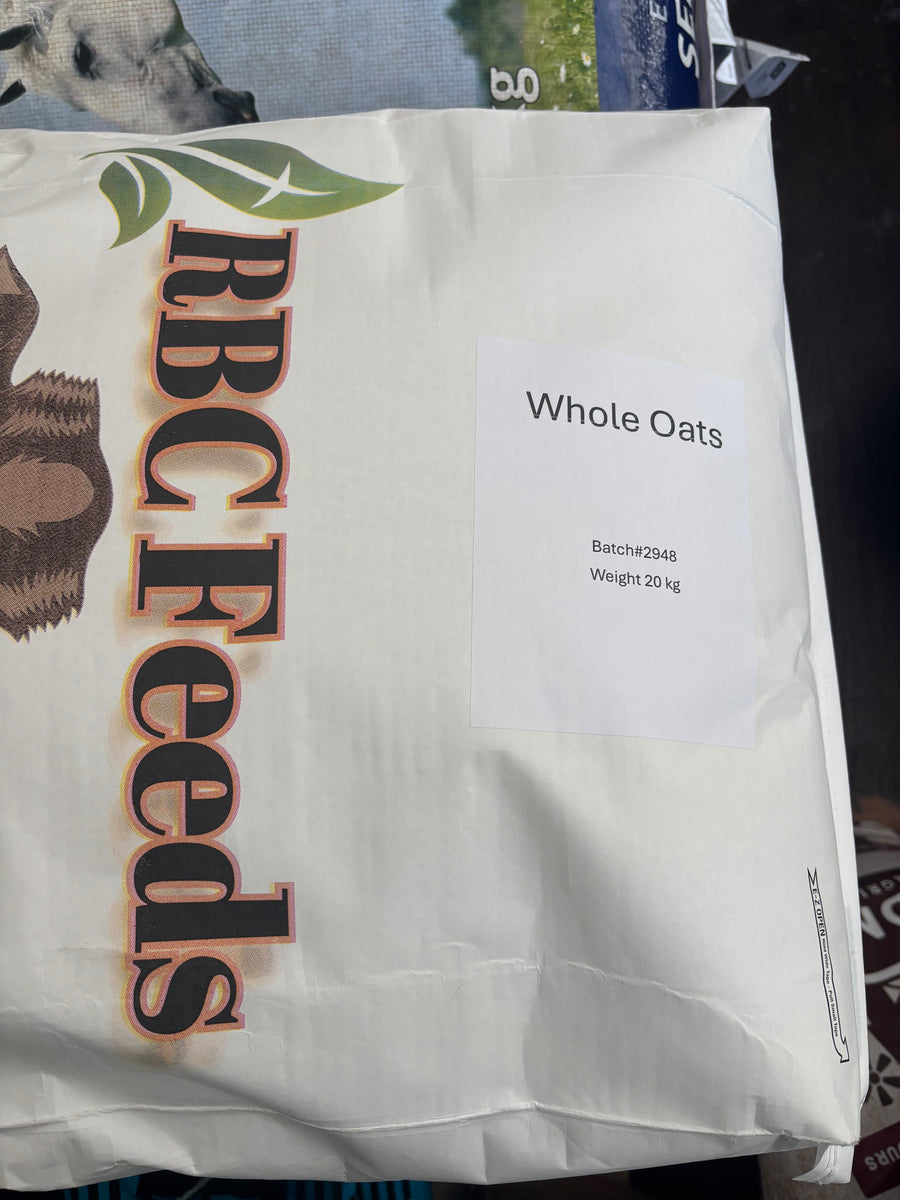 RBC Feeds- Whole Oats 20kg Bag-Shipping not available – The Tack Trove